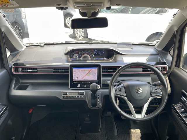 スズキ ワゴンＲ スティングレー HYBRID T 兵庫県 2018(平30)年 8.2万km ムーンライトバイオレットPM 保証書・取説・有/社外メモリーナビ・フルセグ・BT・CD・DVD・FM・AM/ETC/車線逸脱防止支援システム/衝突被害軽減ブレーキ/クルーズコントロール/シートヒーター/ヘッドアップディスプレイ/パドルシフト/アイドリングストップ/プッシュスタート/スマートキー×2/社外フロアマット/社外ドアバイザー