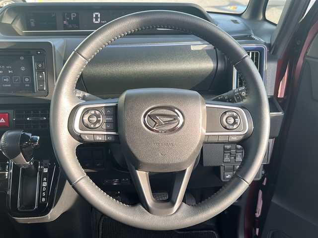 ダイハツ タント カスタム RS スタイルセレクション 香川県 2021(令3)年 1.4万km ファイアークォーツレッドM ディスプレイオーディオ/両側パワースライドドア/ウェルカムオープン機能/アラウンドビューモニター/レーダークルーズコントロール/アイドリングストップ/社外フロアマット/シートヒーター/オートライト/スペアキー/ETC/コーナーセンサー前後