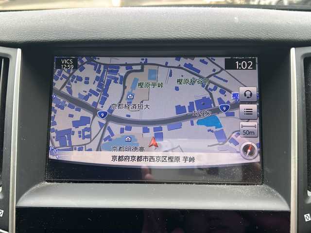 日産 スカイライン ハイブリッド 350GT Type P 京都府 2015(平27)年 14.4万km スーパーブラック 純正ナビ/・フルセグTV/BT Audio/CD/DVD/・フロント/サイド/バックカメラ/ドラレコ/ETC/インテリジェントクルーズコントロール/インテリジェントペダル/レザーシート/パワーシート/メモリーシート/シートヒーター/プッシュスタート/オートライト/オートハイビーム/レーダーセンサー/ドアバイザー/純正フロアマット/保証書/取扱説明書/スマートスペアキー×1