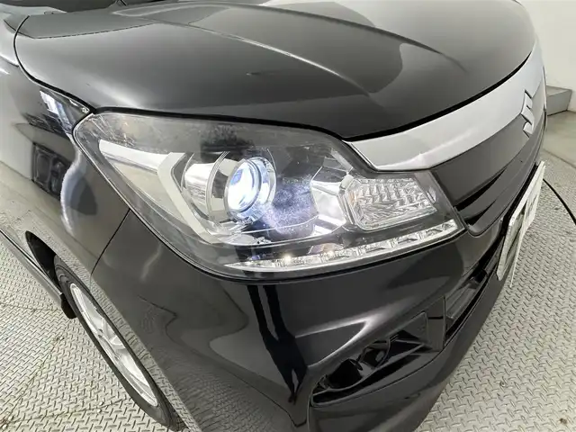 スズキ ソリオ バンディット DJE 道央・札幌 2014(平26)年 6.9万km ブルーイッシュブラックパール3 ・4WD/・寒冷地仕様/・社外ナビ/　BT/CD/DVD/USB/SD/iPod/フルセグ/・社外ドライブレコーダー/・社外ETC/・クルーズコントロール/・横滑り防止/・衝突軽減ブレーキ/・アイドリングストップ/・片側パワースライド/・ウォークスルー/・オートライト/・社外フロアマット/・ステアリングカバー/・プッシュスタート/・スマートキー/・社外エンジンスターター/・社外スタッドレス積込（165/65/R14）