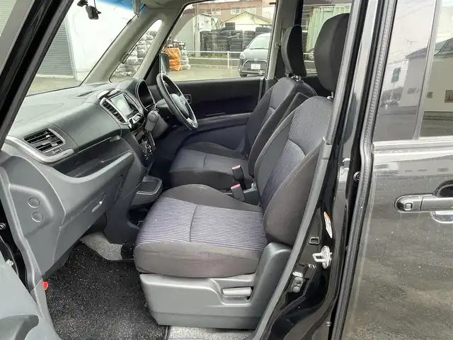 スズキ ソリオ バンディット DJE 道央・札幌 2014(平26)年 6.9万km ブルーイッシュブラックパール3 ４WD/社外SDナビ/CD/DVD/BT/フルセグ/衝突被害軽減ブレーキ/横滑り防止装置/クルーズコントロール/ETC/ドライブレコーダー/アイドリングストップ/片側パワースライドドア/前席シートヒーター/革巻きステアリング/ステアリングリモコン/プッシュスタート/スマートキー/HIDヘッドライト/オートライト/フォグランプ/電動格納ミラー/ヒーテッドドアミラー/ウィンカーミラー/純正フロアマット/ドアバイザー/スペアキー/純正AW付冬タイヤ積込/165/60/R15/2020年/山3mm