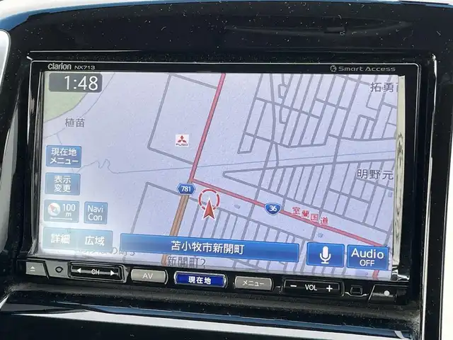 スズキ ソリオ バンディット DJE 道央・札幌 2014(平26)年 6.9万km ブルーイッシュブラックパール3 ４WD/社外SDナビ/CD/DVD/BT/フルセグ/衝突被害軽減ブレーキ/横滑り防止装置/クルーズコントロール/ETC/ドライブレコーダー/アイドリングストップ/片側パワースライドドア/前席シートヒーター/革巻きステアリング/ステアリングリモコン/プッシュスタート/スマートキー/HIDヘッドライト/オートライト/フォグランプ/電動格納ミラー/ヒーテッドドアミラー/ウィンカーミラー/純正フロアマット/ドアバイザー/スペアキー/純正AW付冬タイヤ積込/165/60/R15/2020年/山3mm