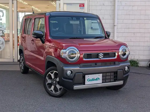 スズキ ハスラー HYBRID X 埼玉県 2023(令5)年 2.5万km フェニックスレッドパール/ガンメタリック2トーンルーフ アイドリングストップ/純正ナビ(フルセグTV/Bluetooth/CD/DVD再生機能）/純正AW15インチ/純正HIDヘッドライト/純正フォグランプ/クルーズコントロール（追従走行機能有）/レーンキープアシスト/車線逸脱防止機能/衝突被害軽減ブレーキ/全周囲カメラ/バックカメラ/D席/N席シートヒーター/USBポート×３