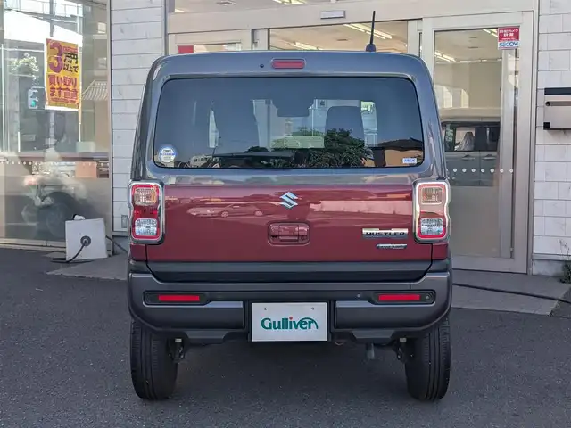 スズキ ハスラー HYBRID X 埼玉県 2023(令5)年 2.5万km フェニックスレッドパール/ガンメタリック2トーンルーフ アイドリングストップ/純正ナビ(フルセグTV/Bluetooth/CD/DVD再生機能）/純正AW15インチ/純正HIDヘッドライト/純正フォグランプ/クルーズコントロール（追従走行機能有）/レーンキープアシスト/車線逸脱防止機能/衝突被害軽減ブレーキ/全周囲カメラ/バックカメラ/D席/N席シートヒーター/USBポート×３