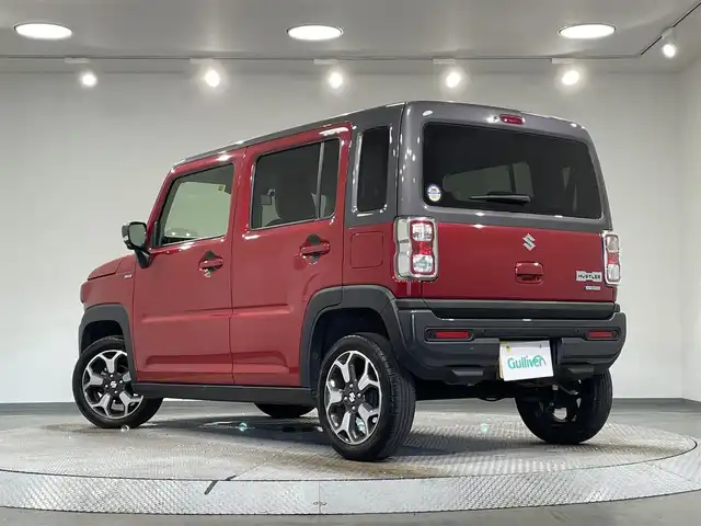 スズキ ハスラー HYBRID X 愛知県 2023(令5)年 2.5万km フェニックスレッドパール/ガンメタリック2トーンルーフ 純正9インチナビ/（Bluetooth/AM/FM/フルセグTV/appleCarplay）/衝突軽減ブレーキ/アランドビューモニター/レーダークルーズコントロール/コーナーセンサー/シートヒーター/2トーンカラー/LEDオートライト/ETC/スマートキー/スペアキー1本/純正15インチAW/プッシュスタートボタン/アイドリングストップ