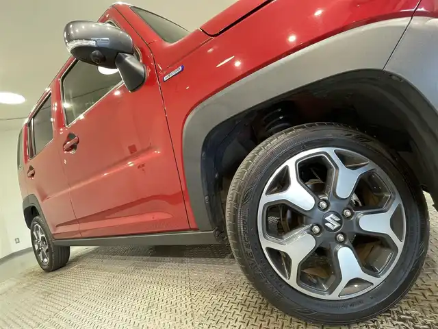 スズキ ハスラー HYBRID X 愛知県 2023(令5)年 2.5万km フェニックスレッドパール/ガンメタリック2トーンルーフ 純正9インチナビ/（Bluetooth/AM/FM/フルセグTV/appleCarplay）/衝突軽減ブレーキ/アランドビューモニター/レーダークルーズコントロール/コーナーセンサー/シートヒーター/2トーンカラー/LEDオートライト/ETC/スマートキー/スペアキー1本/純正15インチAW/プッシュスタートボタン/アイドリングストップ