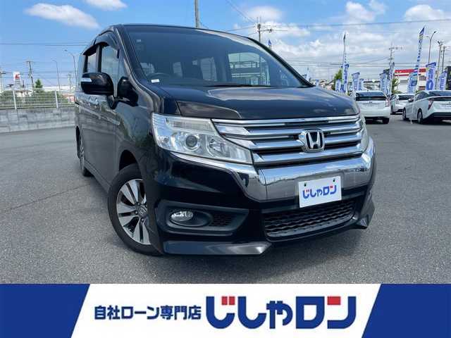 ホンダ ステップワゴン スパーダ Z インターナビセレ 大阪府 2012(平24)年 9.2万km プレミアムスパークルブラックパール (株)IDOMが運営する【じしゃロン堺店】の自社ローン専用車両になります。/こちらは現金またはオートローンご利用時の価格です。自社ローンご希望の方は別途その旨お申付け下さい
