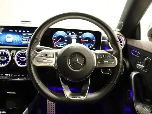 メルセデス・ベンツ ＣＬＡ２００ｄ AMGライン 静岡県 2020(令2)年 4.1万km ポーラホワイト レーダーセーフティパッケージ /パナメリカーナグリル /ルーフラッピング　/ACC LKA BSM /MBUXナビ Bカメラ /TV USB BT /ハーフレザーシートヒーター /マルチビームLEDヘッドライト /自動駐車 /無線充電 /アンビエントライト /フットトランクオープン /360°ドラレコ /ドアミラーカバー /社外Fスポイラー