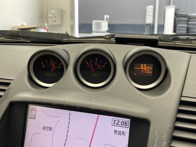 日産 フェアレディ Ｚ バージョンST 滋賀県 2005(平17)年 11万km ホワイトパール 純正ナビ/(CD/MD)/前後ドラレコ/オレンジ革シート/シートヒーター/パワーシート/ステアリングスイッチ/ETC