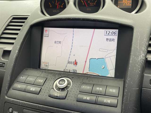 日産 フェアレディ Ｚ バージョンST 滋賀県 2005(平17)年 11万km ホワイトパール 純正ナビ/(CD/MD)/前後ドラレコ/オレンジ革シート/シートヒーター/パワーシート/ステアリングスイッチ/ETC