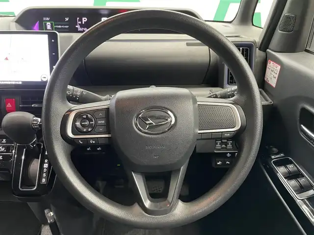 ダイハツ タント カスタム X スタイルセレクション 鹿児島県 2021(令3)年 3.9万km ブラックマイカメタリック ワンオーナー/禁煙車/純正9インチナビ(CD/DVD/フルセグTV/Bluetooth)/バックカメラ/両側パワースライドドア/コーナーセンサー/前席シートヒーター/純正前後ドライブレコーダー/スマートアシスト/LEDヘッドライト/後席ロール式サンシェード/シートバックテーブル/ビルトインETC/純正フロアマット/ドアバイザー/オートライト