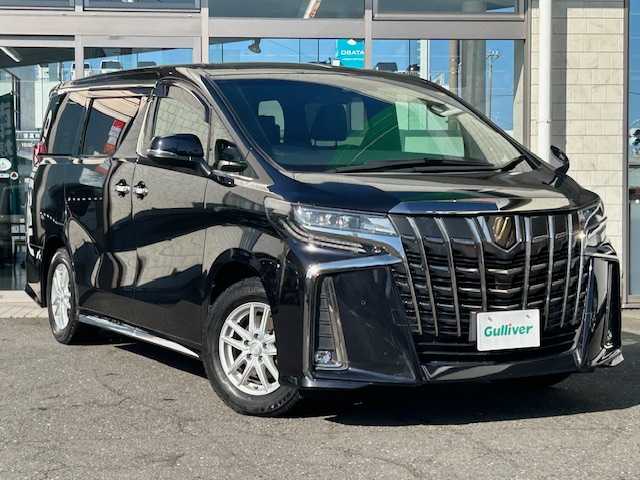 トヨタ アルファード S タイプゴールド 青森県 2021(令3)年 6.6万km スパークリングブラックパールクリスタルシャイン ワンオーナー/トヨタセーフティセンス/三眼LED/LEDクリアランスランプ/両側パワースライドドア/電動リアゲート/エンジンスターター/スペアキー/オートマチックハイビーム/純正ホイール/サマータイヤ/クルーズコントロール/ETC2.0/寒冷地仕様/取扱説明書