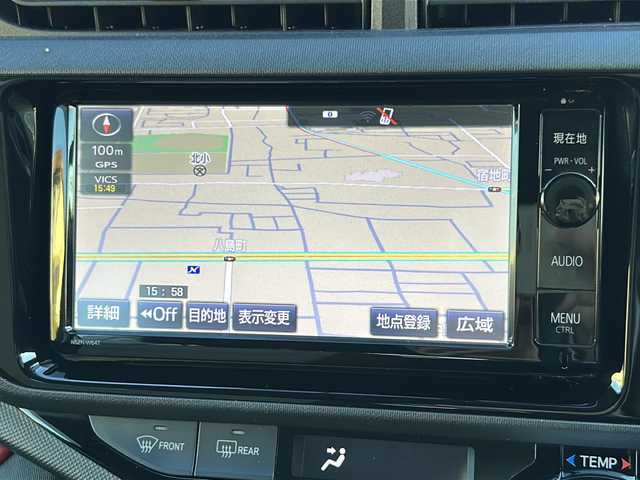 トヨタ アクア S 岐阜県 2015(平27)年 5.2万km ディープアメジストマイカメタリック 純正ナビ/ワンセグTV/AM/FM/SD/BT/バックカメラ/ビルトインETC/ドライブレコーダー/シートヒーター(前席)/横滑り防止装置/スマートキー/プッシュスタート/純正フロアマット/ドアバイザー/ECO/EVモード