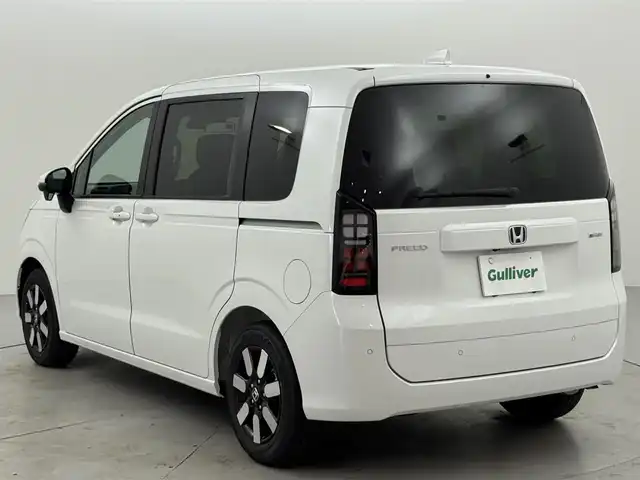 ホンダ フリード ハイブリット e:HEV AIR EX 福岡県 2025(令7)年 0.1千km プラチナホワイトパール 登録済未使用車　/純正９型ナビ/フルセグTV　/バックカメラ　/ホンダセンシング　/レーダークルコン　/コーナーセンサー　/衝突軽減ブレーキ　/レーンキープ　/アクセル踏み間違い防止　/ＢＳＭ　/両側電動スライドドア　/シートヒーター　/ハーフレザーシート　/Wエアコン　/LEDヘッドライト　/純正１５インチアルミホイール