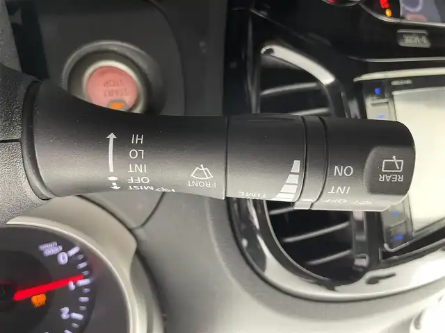 日産 ジューク 15RX 富山県 2014(平26)年 8.4万km ラディアントレッド 社外ナビ（MDV-S708W）/　ーーCD、DVD、bluetooth/フルセグTV/バックカメラ/前ドラレコ（SN-ST5200）/スマートキー＋プッシュスタート/社外マット・純正バイザー/オートライト///