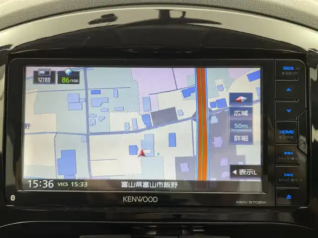 日産 ジューク 15RX 富山県 2014(平26)年 8.4万km ラディアントレッド 社外ナビ（MDV-S708W）/　ーーCD、DVD、bluetooth/フルセグTV/バックカメラ/前ドラレコ（SN-ST5200）/スマートキー＋プッシュスタート/社外マット・純正バイザー/オートライト///