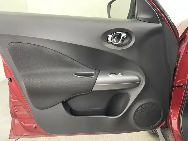 日産 ジューク 15RX 富山県 2014(平26)年 8.4万km ラディアントレッド 社外ナビ（MDV-S708W）/　ーーCD、DVD、bluetooth/フルセグTV/バックカメラ/前ドラレコ（SN-ST5200）/スマートキー＋プッシュスタート/社外マット・純正バイザー/オートライト///