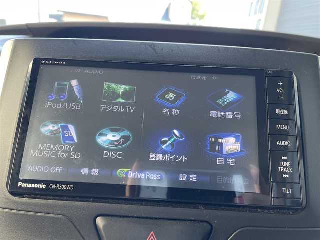 ダイハツ タント L SA 道央・札幌 2014(平26)年 6.9万km マスカットグリーンメタリック ４WD/社外SDナビ(AM/FM/CD/DVD)/ワンセグ(走行中視聴可能)/バックカメラ/アイドリングストップ/ドアバイザー/純正フロアマット/両側スライドドア/ベンチシート/ETC/横滑り防止装置/衝突軽減ブレーキ/盗難防止装置/ステアリングスイッチ/後席用サンシェード/積込夏タイヤ/　(純正AW付 165/55R15 18年製 溝３ｍｍ)