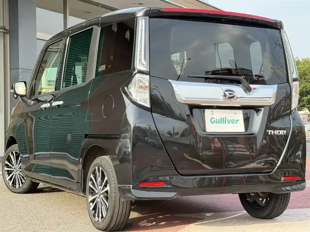 ダイハツ トール カスタムG ターボ 愛知県 2021(令3)年 3.8万km ブラックマイカメタリック 社外SDナビ/ワンセグ/バックカメラ/両側パワースライドドア/純正15インチアルミ/LEDヘッドライト/スマートアシスト/レーダークルーズコントロール/ミラー型レーダー/前後ドライブレコーダー/スマートキー/純正マット/ETC