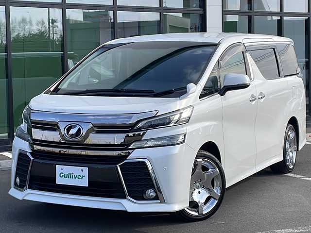 トヨタ ヴェルファイア Z 道東・釧路十勝 2016(平28)年 11万km ホワイトパールクリスタルシャイン ・寒冷地仕様/・4WD/・ALPINE11型SDメモリビ/（CD・DVD・FM・AM・BT・SD・フルセグ）/・バックカメラ/・衝突軽減システム/・オートリトラーミラー/・ウッド調パネル/・ナノイー/・クリアランスソナー/・フロントワイパーデアイサー/・両側パワースライドドア/・社外エンジンスターター/・セカンドシートオットマン/・ETC/・アイドリングストップ/・横滑り防止/・電格ミラー/・ドアバイザー/・スマートキー/・プッシュスタート/・ウェッズクレンツェ19インチアルミホイール