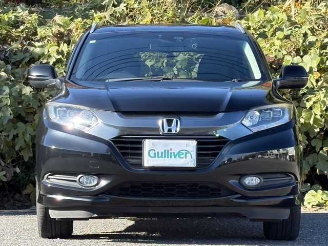 ホンダ ヴェゼル ハイブリッド Z 大分県 2015(平27)年 10.3万km クリスタルブラックパール ワンオーナー /あんしんパッケージ/ハーフレザーシート/シートヒーター/社外メモリーナビ/バックカメラ/フルセグ /DVD/Bluetooth/前後ドライブレコーダー/クルーズコントロール/純正17インチアルミホイール/スマートキー/エンジンプッシュスタート/純正LEDヘッドライト/オートライトコントロール/パドルシフト