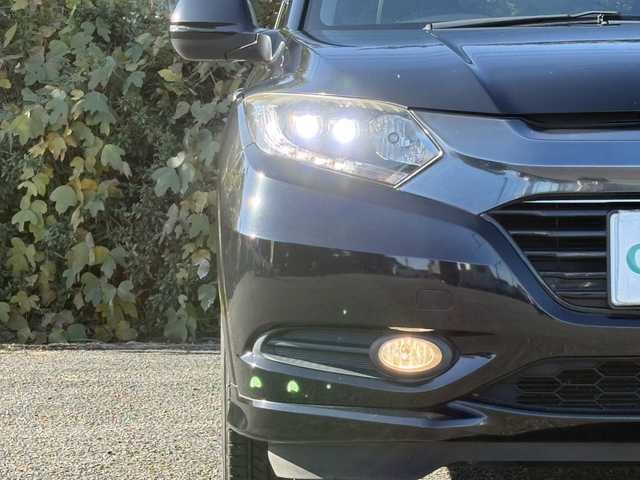 ホンダ ヴェゼル ハイブリッド Z 大分県 2015(平27)年 10.3万km クリスタルブラックパール ワンオーナー /あんしんパッケージ/ハーフレザーシート/シートヒーター/社外メモリーナビ/バックカメラ/フルセグ /DVD/Bluetooth/前後ドライブレコーダー/クルーズコントロール/純正17インチアルミホイール/スマートキー/エンジンプッシュスタート/純正LEDヘッドライト/オートライトコントロール/パドルシフト