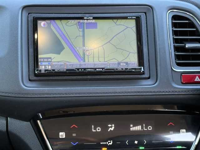 ホンダ ヴェゼル ハイブリッド Z 大分県 2015(平27)年 10.3万km クリスタルブラックパール ワンオーナー /あんしんパッケージ/ハーフレザーシート/シートヒーター/社外メモリーナビ/バックカメラ/フルセグ /DVD/Bluetooth/前後ドライブレコーダー/クルーズコントロール/純正17インチアルミホイール/スマートキー/エンジンプッシュスタート/純正LEDヘッドライト/オートライトコントロール/パドルシフト