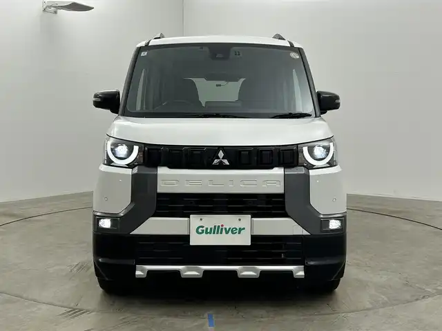 三菱 デリカミニ T プレミアム 岡山県 2024(令6)年 1万km アメジストブラック/シルキーホワイト 純正9インチディスプレイオーディオ/・FM/AM/Bluetooth/CarPlay/HDMI/アラウンドビューモニター/デジタルインナーミラー/ハーフレザーシート/・シートヒーター/ステアリングヒーター/マイパイロット/e-Assist/・衝突軽減ブレーキ/・車線逸脱警報/・オートマチックハイビーム/・踏み間違い防止アシスト/ビルトインETC/前後ドライブレコーダー/両側パワースライドドア/純正フロアマット/純正15インチアルミ/スマートキー2本/LEDヘッドライト/・フォグライト