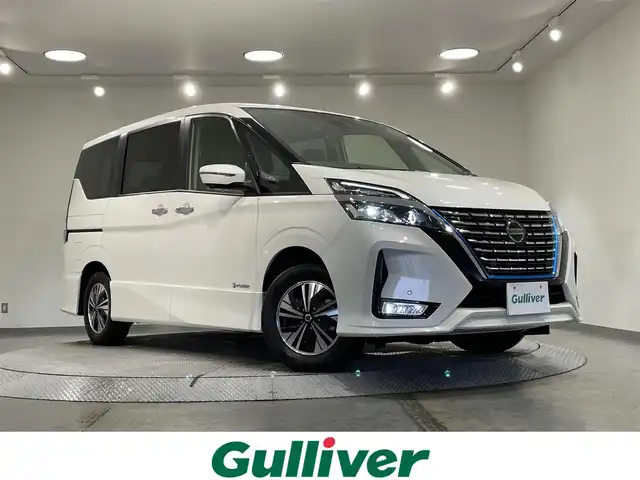 日産 セレナ e－パワー ハイウェイスター V 愛知県 2022(令4)年 1.9万km ブリリアントホワイトパール 純正９インチナビ　/（Bluetooth/フルセグTV/Blu-ray再生）/TVキャンセラー/防水シート　/純正フリップダウンモニター　/プロパイロット　/衝突軽減ブレーキ　/両側電動スライドドア　/アラウンドビューモニター　/ビルトインＥＴＣ２．０　/ＬＥＤヘッドライト　/ドライブレコーダー/ブラインドスポットモニター