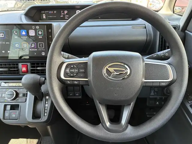ダイハツ タント X 熊本県 2024(令6)年 1.2万km シャイニングホワイトパール ワンオーナー/純正9インチスマホ連携ディスプレイオーディオ/【フルセグTV/Bluetooth/ラジオ/HDMI】/バックカメラ/前後ドライブレコーダー（DRV-MR770）/片側パワースライドドア/スマートアシスト/衝突警報/レーンキープコントロール/先行車発進お知らせ機能/標識認識機能/ふらつき警報/コーナーセンサー/横滑り防止機能/アイドリングストップ/ブレーキホールド/前席シートヒーター/ETC/LEDヘッドライト/シートバックテーブル/純正フロアマット/純正ドアバイザー/ISOFIX/保証書/取扱説明書