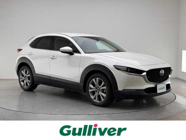 マツダ ＣＸ－３０ XD プロアクティブツーリングセレクション 兵庫県 2020(令2)年 6.5万km スノーフレイクホワイトパールマイカ 純正ナビ/　Bluetooth/　USB/　CD/　DVD/フルセグTV/衝突被害軽減システム/レーダークルーズコントロール/全方位カメラ/電動リアゲート/運転席パワーシート/運転席シートメモリー/前席シートヒーター/ハンドルヒーター/ブラインドスポットモニター/BOSEサウンドシステム/ヘッドアップディスプレイ/横滑り防止装置/前後クリアランスソナー/レーンキープアシスト/ビルトインETC/スマートキー/プッシュスタート/スペアキー×１/パドルシフト/純正フロアマット/純正18インチアルミホイール/LEDヘッドライト/オートマチックハイビーム/保証書