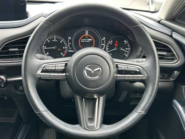 マツダ ＣＸ－３０ XD プロアクティブツーリングセレクション 兵庫県 2020(令2)年 6.5万km スノーフレイクホワイトパールマイカ 純正ナビ/　Bluetooth/　USB/　CD/　DVD/フルセグTV/衝突被害軽減システム/レーダークルーズコントロール/全方位カメラ/電動リアゲート/運転席パワーシート/運転席シートメモリー/前席シートヒーター/ハンドルヒーター/ブラインドスポットモニター/BOSEサウンドシステム/ヘッドアップディスプレイ/横滑り防止装置/前後クリアランスソナー/レーンキープアシスト/ビルトインETC/スマートキー/プッシュスタート/スペアキー×１/パドルシフト/純正フロアマット/純正18インチアルミホイール/LEDヘッドライト/オートマチックハイビーム/保証書
