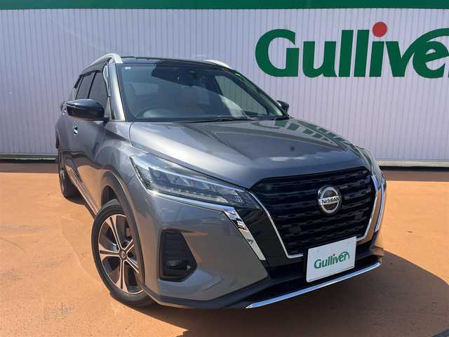 日産 キックス X ツートーンインテリアED 三重県 2020(令2)年 5.1万km ダークメタルグレー/ピュアブラック 2トーン ワンオーナー/プロパイロット/インテリジェントエマージェンシーブレーキ/車線逸脱防止支援システム/LEDヘッドランプ/ブラック/オレンジタンツートーン内装/革巻きステアリング/ステアリングヒーター/オートエアコン/PTCヒーター/オレンジタン/ブラック合皮シート/シートヒーター/充電用USBソケット/純正ナビゲーション/地デジTV