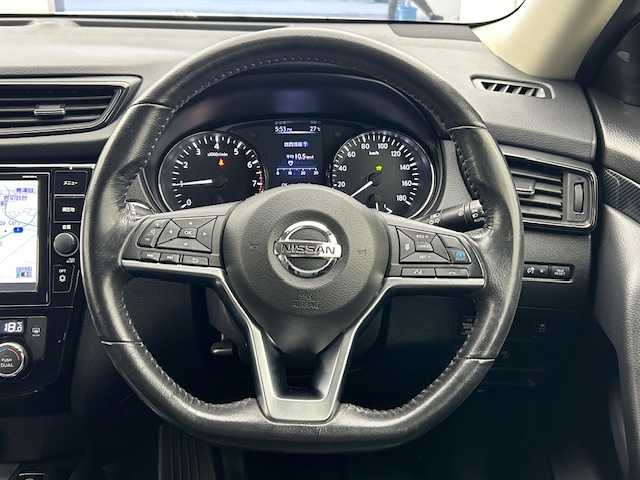 日産 エクストレイル ハイブリッド 20Xi 宮城県 2018(平30)年 8.8万km ダイヤモンドブラック 4WD//純正SDナビ MM518D-L/（CD/DVD/フルセグTV）//アラウンドビューモニター//プロパイロット//エマージェンシーブレーキ//横滑り防止装置//レーンキープアシスト//衝突軽減システム//インテリジェントルームミラー//パワーバックドア//カプロンシート//ETC//LEDヘッドライト//フォグランプ//純正17インチアルミホイール//スマートキー//取扱説明書