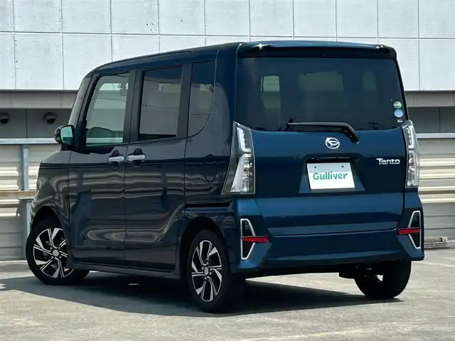 ダイハツ タント カスタム X セレクション 静岡県 2020(令2)年 6.3万km レーザーブルークリスタルシャイン スマートアシスト/ケンウッドナビ/ＢＴオーディオ/ＤＶＤ再/ＳＤ/フルセグＴＶ/ドラレコ/ＥＴＣ/ハーフレザー/シートヒーター/両側電動スライドドア/プッシュスタート/LEDヘッドライト/純正１４ＡＷ