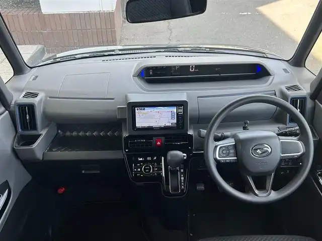 ダイハツ タント カスタム X セレクション 静岡県 2020(令2)年 6.3万km レーザーブルークリスタルシャイン スマートアシスト/ケンウッドナビ/ＢＴオーディオ/ＤＶＤ再/ＳＤ/フルセグＴＶ/ドラレコ/ＥＴＣ/ハーフレザー/シートヒーター/両側電動スライドドア/プッシュスタート/LEDヘッドライト/純正１４ＡＷ
