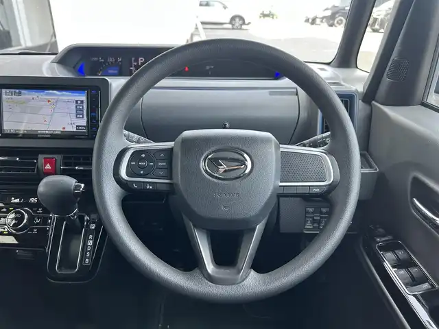 ダイハツ タント カスタム X セレクション 静岡県 2020(令2)年 6.3万km レーザーブルークリスタルシャイン スマートアシスト/ケンウッドナビ/ＢＴオーディオ/ＤＶＤ再/ＳＤ/フルセグＴＶ/ドラレコ/ＥＴＣ/ハーフレザー/シートヒーター/両側電動スライドドア/プッシュスタート/LEDヘッドライト/純正１４ＡＷ