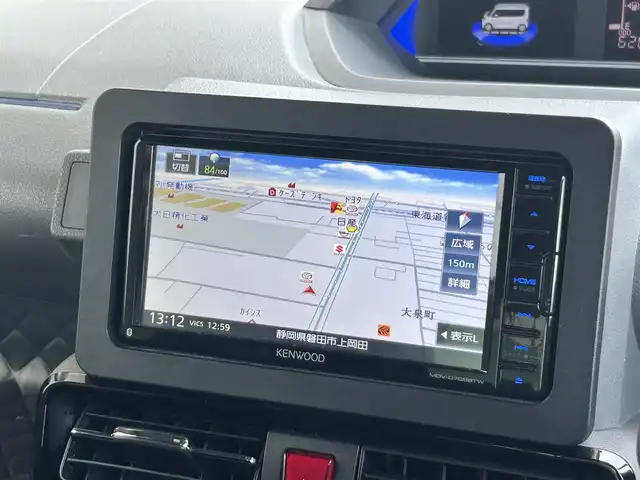 ダイハツ タント カスタム X セレクション 静岡県 2020(令2)年 6.3万km レーザーブルークリスタルシャイン スマートアシスト/ケンウッドナビ/ＢＴオーディオ/ＤＶＤ再/ＳＤ/フルセグＴＶ/ドラレコ/ＥＴＣ/ハーフレザー/シートヒーター/両側電動スライドドア/プッシュスタート/LEDヘッドライト/純正１４ＡＷ