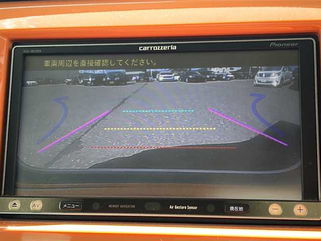 スズキ ハスラー X 秋田県 2014(平26)年 7.3万km パッションオレンジマイカ/スペリアホワイト 社外メモリナビ/社外BT、CD、フルセグTV/バックカメラ/純正15インチアルミ/４WD/スペアキー