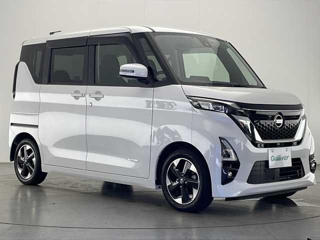 日産 ルークス HWS X プロパイロットED 熊本県 2020(令2)年 3.9万km ホワイトパール 禁煙車/エマージェンシーブレーキ/純正9型ナビTV/（MM320D-L/CD/DVD/MSV/Bluetooth/フルセグTV)/純正ドライブレコーダー/純正エアロ/純正ルーフエンドスポイラー/純正LEDオートライト/純正LEDフォグ/純正14インチアルミ/純正フロアマット/ハンズフリー両側電動スライドドア/プロパイロット/アラウンドビューモニター/クリアランスソナー/電子パーキング/オートホールド/ルーフサーキュレーター（プラズマクラスター）/オートエアコン/ETC/インテリジェントキー/プッシュエンジンスタート/新車時保証書/取扱い説明書