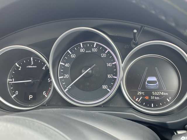 マツダ ＣＸ－５ XD Lパッケージ 新潟県 2018(平30)年 5.4万km マシーングレープレミアムM 4WD/ワンオーナー/純正SDナビ・フルセグTV/BOSEサウンドシステム/CD・DVD・USB・Bluetooth/360°ビューモニター/黒革シート/前席パワーシート/前後席シートヒーター/ステアリングヒーター/パワーバックドア/衝突軽減ブレーキ/追従クルーズコントロール/レーンキープアシスト/ブラインドスポットモニタリング/前後パーキングセンサー/純正ビルトインETC/純正エンジンスターター/アダプティブLEDヘッドライト/LEDフォグランプ/レスOP純正17インチアルミ/スマートキー/プッシュスタート