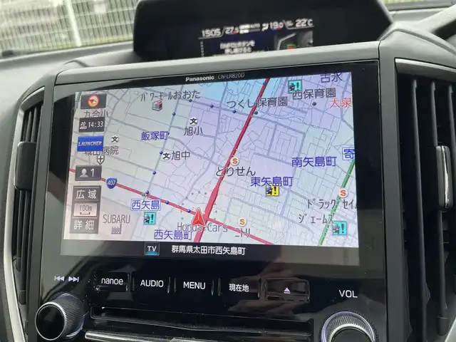 スバル インプレッサ スポーツ 2．0i－S アイサイト 群馬県 2017(平29)年 11万km アイスシルバーメタリック アイサイト/・プリクラッシュセーフティ/・ブラインドスポットモニター/・クルーズコントロール/純正SDナビ　CN-LR820D/　(CD DVD Bluetooth フルセグTV　SD USB) /バックカメラ/ETC/LEDヘッドライト/オートライト/ウィンカーミラー/革巻きステアリング/ステアリングスイッチ/パドルシフト/アイドリングストップ/横滑り防止/前席パワーシート/ステアリング連動ヘッドランプ（SRH)/取扱説明書/スペアキー