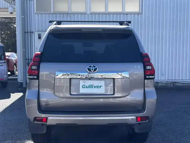 トヨタ ランドクルーザー プラド TX Lパッケージ 静岡県 2018(平30)年 5.4万km アバンギャルドブロンズメタリック ユーザー買取車両/ワンオーナー/ALPINE製9インチSDナビ(X9Z)/　【CD/DVD/BT/地デジフルセグTV】/純正LEDヘッドライト/社外17インチAW/レザーシート/シートヒーター/ベンチレーション/ウッドコンビステアリング/バックカメラ/ETC/ルーフレール/プリクラッシュセーフティシステム/レーンキープアシスト/サンルーフ/電動格納サードシート/スマートキー/新車時保証書/取扱説明書/スペアキー×1