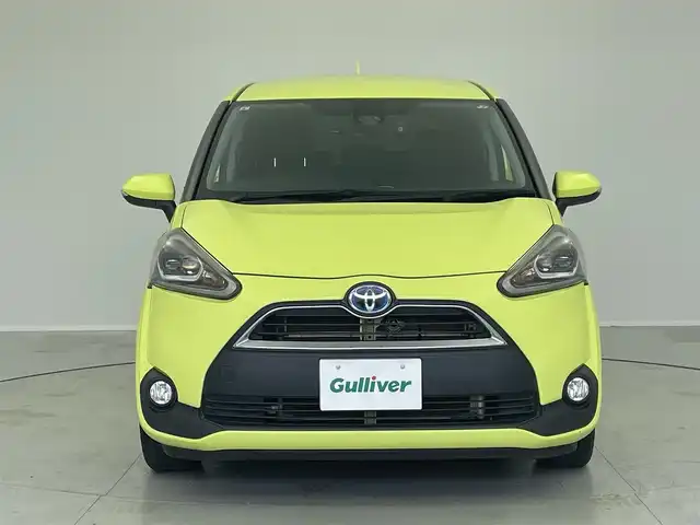 トヨタ シエンタ ハイブリッド G 茨城県 2015(平27)年 7万km エアーイエロー 純正ナビ　フルセグＴＶ　Ｂｌｕｅｔｏｏｔｈ　バックモニター　両側パワースライドドア　トヨタセーフティセンス　レーンキープアシスト　オートハイビーム　ＬＥＤヘッドランプパッケージ　１５インチＡＷ