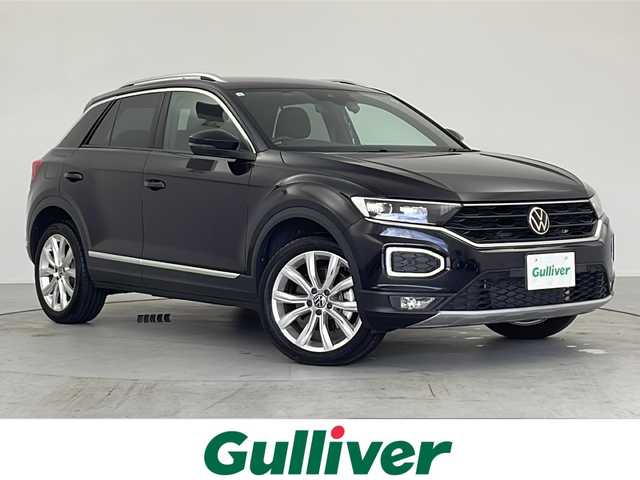 フォルクスワーゲン ＶＷ Ｔ－ロック TDI スポーツ 愛知県 2021(令3)年 0.8万km ディープブラックパールエフェクト ワンオーナー/純正ナビ/バックカメラ/フルセグTV・Bluetooth・USB・AppleCarPlay/ルーフレール/パワーテールゲート/純正18インチアルミホイール/ETC2.0/ドライブレコーダー/ファブリック+合皮シート/純正フロアマット/アダプティブクルーズコントロール/レーンキープアシスト/リヤトラフィックアラート/プリクラッシュブレーキ/ブラインドスポットディテクション(後方死角検知)/アイドリングストップ/横滑り防止/イモビライザー/走行モード(エコ・ノーマル・スポーツ・カスタム)/LEDヘッドライト/オートライト/フロント・リヤフォグランプ/電動格納ミラー/革巻きステアリング/パドルシフト/トノカバー/12V電源ソケット/充電用USB typeC/インテリアアンビエントライト(レッド)/スマートキー/スペアキー/新車保証書・取扱説明書