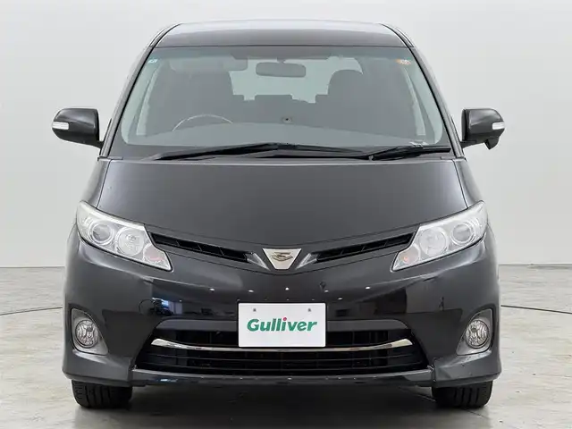トヨタ エスティマ アエラス Gエディション 福岡県 2010(平22)年 8.9万km ブラック フリップダウンモニター　/社外ナビ／フルセグＴＶ　/バックカメラ　/ビルトインＥＴＣ　/クルーズコントロール　/両側電動スライドドア　/プッシュスタート　/電動格納式ドアミラー　/純正フロアマット　/純正１７インチＡＷ