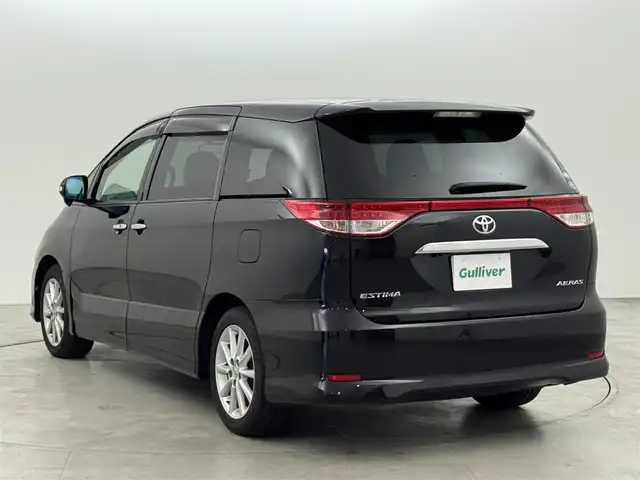 トヨタ エスティマ アエラス Gエディション 福岡県 2010(平22)年 8.9万km ブラック フリップダウンモニター　/社外ナビ／フルセグＴＶ　/バックカメラ　/ビルトインＥＴＣ　/クルーズコントロール　/両側電動スライドドア　/プッシュスタート　/電動格納式ドアミラー　/純正フロアマット　/純正１７インチＡＷ