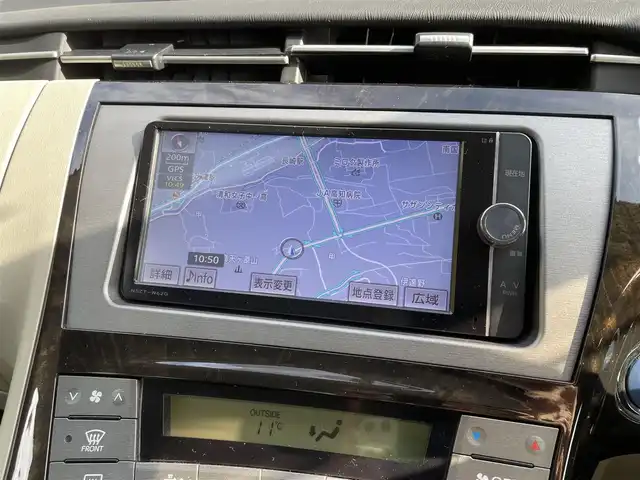 トヨタ プリウス S　マイコーデ 高知県 2013(平25)年 13.9万km ホワイトパールクリスタルシャイン 社外ナビ（フルセグTV/CD/DVD/BT)/バックカメラ/モデリスタエアロ（フロント）/ETC/オートライト/スマートキー