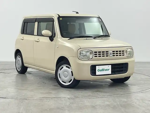 スズキ ラパン G 群馬県 2012(平24)年 8.4万km ミルクティーベージュメタリック 純正オーディオ　プッシュスタート　パワーウィンドウ　スマートキー　ライトリベライザー　マニュアルエアコン　ハロゲンライト　フロアマット　ドアバイザー　パワーステアリング　ルームミラー　禁煙車