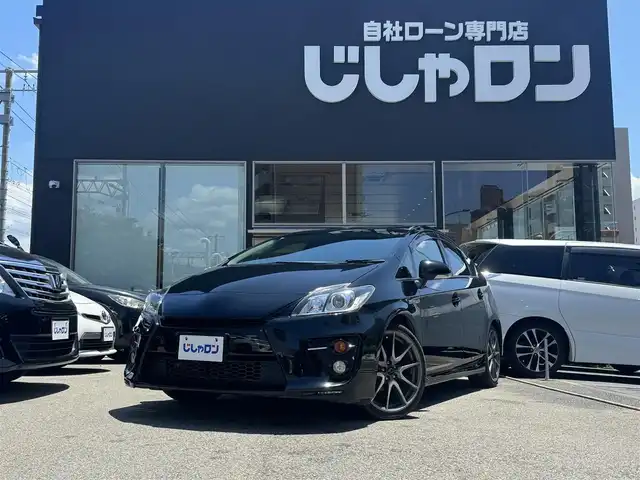トヨタ プリウス S ツーリングセレ G’s 兵庫県 2014(平26)年 10.8万km ブラック (株)IDOMが運営する【じしゃロン西宮店】の自社ローン専用車両になります。こちらは現金またはオートローンご利用時の価格です。自社ローンご希望の方は別途その旨お申付け下さい/メモリナビ/フルセグテレビ/バックカメラ/プッシュスタート/ETC